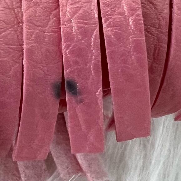 Bari Lynn Pink Fringed Crossbody Bag - Picture 8 of 8